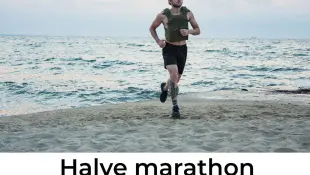 Halve Marathon met 10kg gewichtsvest speedmars